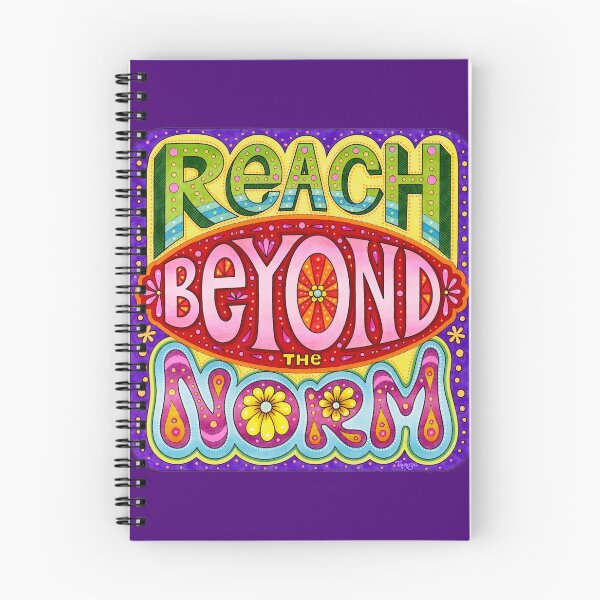 Item preview, Reach beyond the norm - Colorful hand-lettering art by Thaneeya McArdle designed and sold by Thaneeya McArdle.