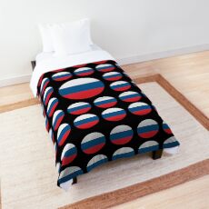 Russia Emoji JoyPixels Love Russian Comforter