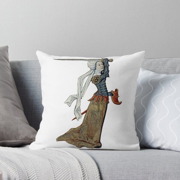Item preview, Medieval Warrior Woman with Sword & Buckler designed and sold by emovendo.