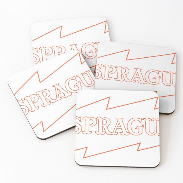 Item preview, Sprague Electric Flash Logo - White designed and sold by Obscura Tee.