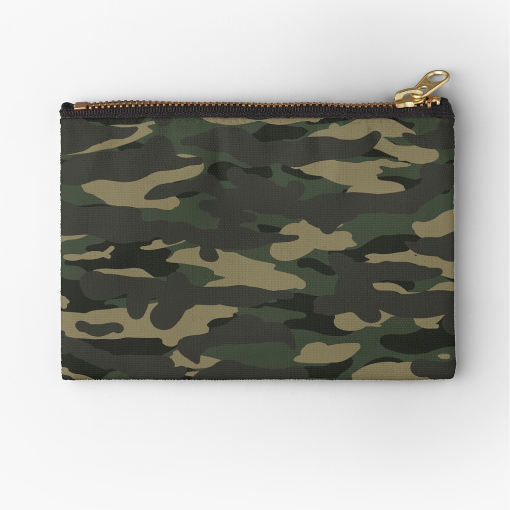 Camo Zipper Pouch