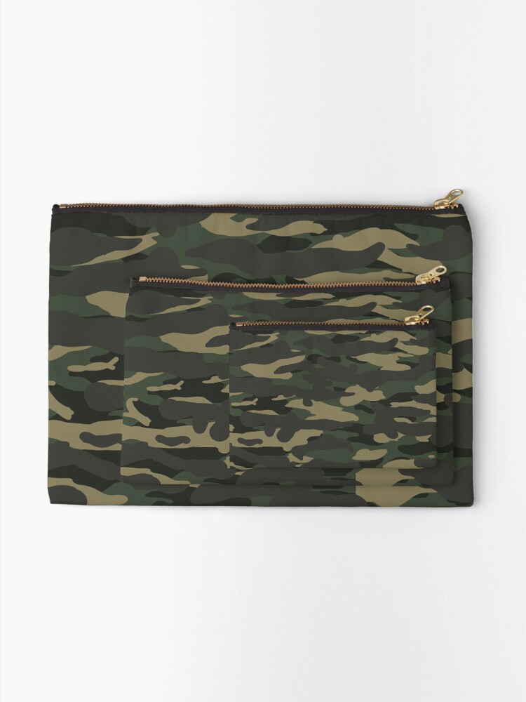 Alternate view of Camo Zipper Pouch