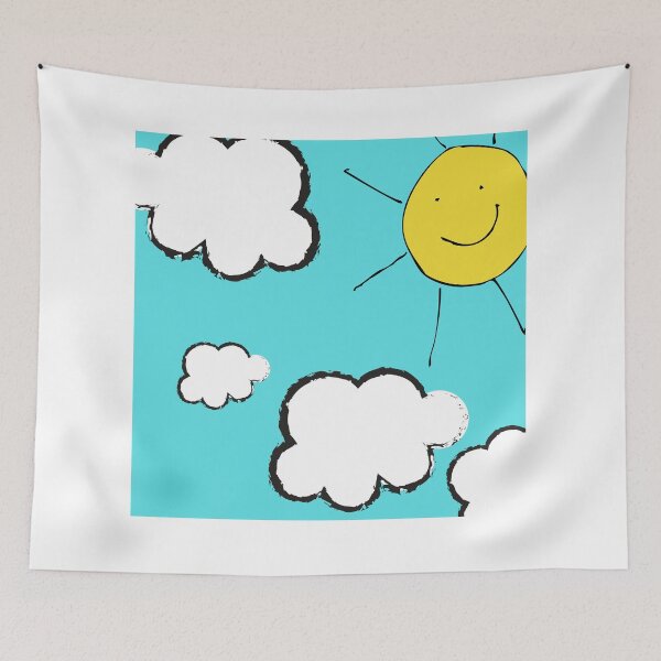 Item preview, Sunny Skies Depression Mental Health Cute Funny Gift Sarcastic Happy Fun Introvert Awkward Geek Hipster Silly Inspirational Motivational Birthday Present designed and sold by EpsilonEridani.