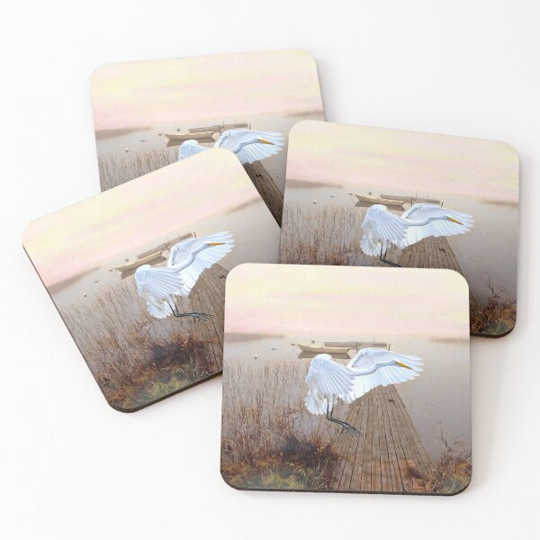 Item preview, Great White Heron Landing designed and sold by FineArtography.