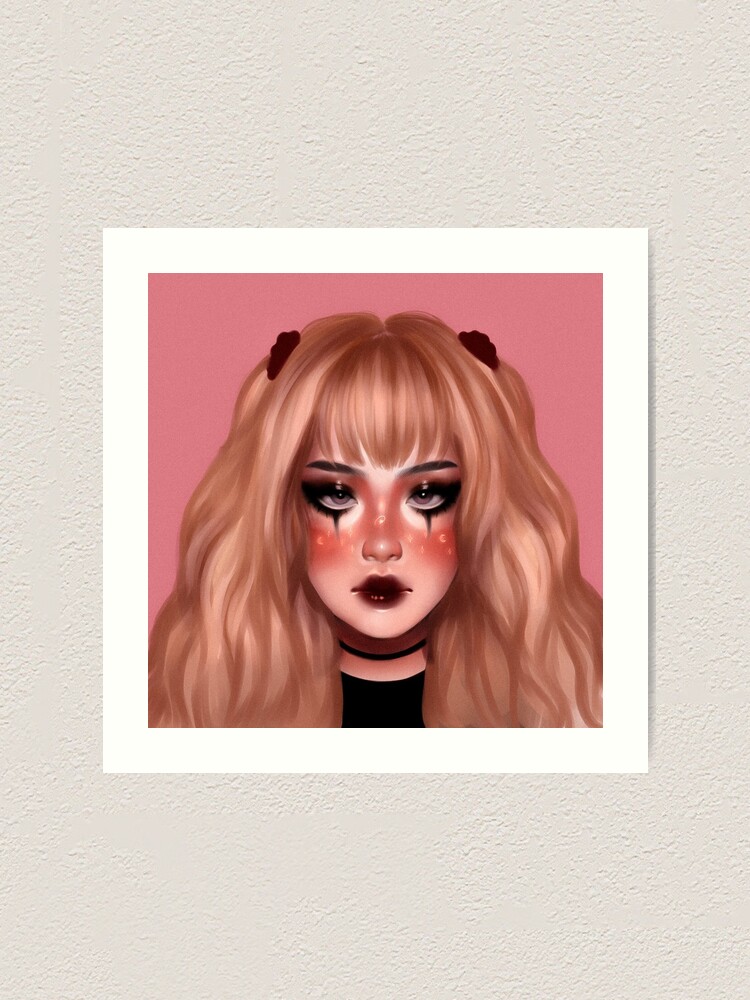 Tik Tok E Girl Art Print By Uwumoment Redbubble