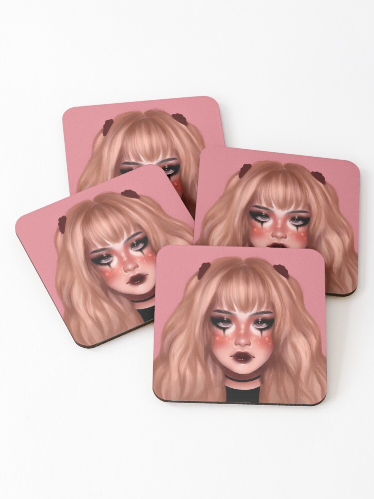 Tik Tok E Girl Coasters Set Of 4 By Uwumoment Redbubble Tik Tok E Girl Coasters Set Of 4 By Uwumoment Redbubble