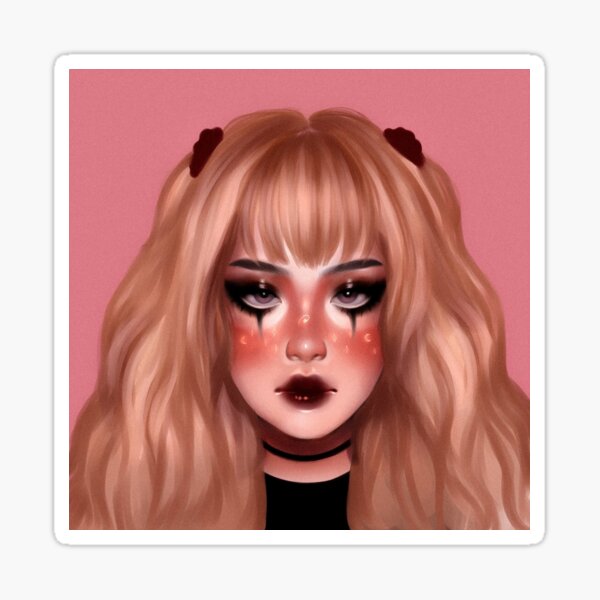 "Tik Tok EGirl" Sticker for Sale by uwumoment Redbubble