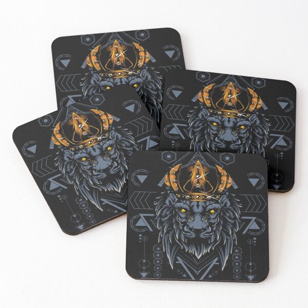 Item preview, King of Lion sacred geometry designed and sold by leen12 Art Designs Prints.