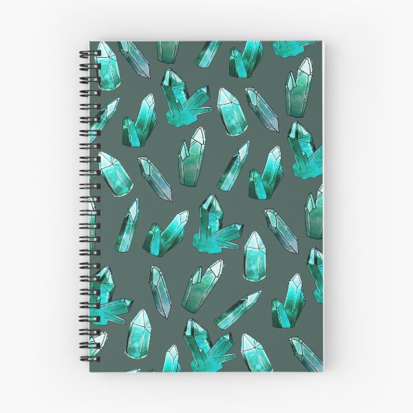 Item preview, CRYSTAL CLUSTER • aquamarine on teal designed and sold by Jordyn St. John.