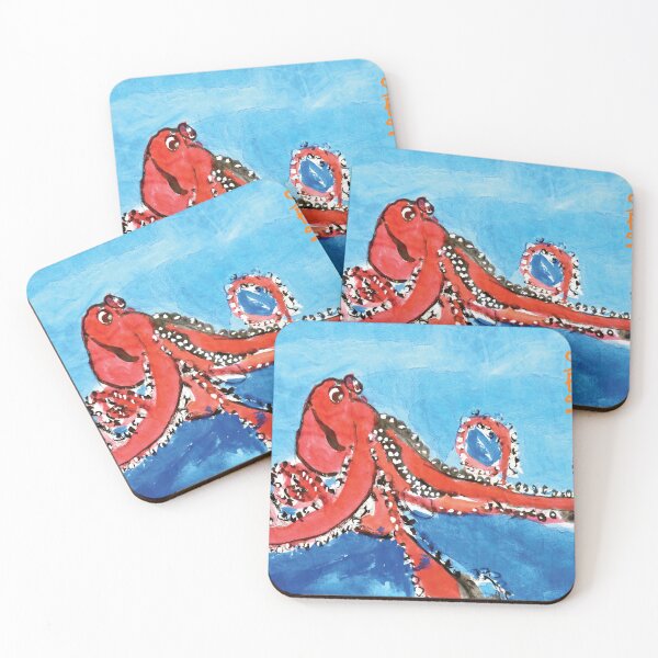 Item preview, Red octopus designed and sold by Sophiola.