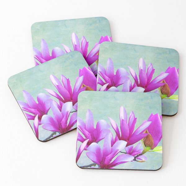 Item preview, Pink Japanese Magnolia Flowers designed and sold by FineArtography.