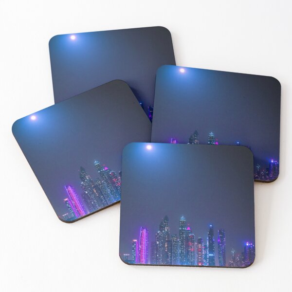 Artikelvorschau, Neon City Nacht Skyline Cyberpunk Vaporwave Ästhetische Kunstfotografie entworfen und verkauft von CoitoCG.