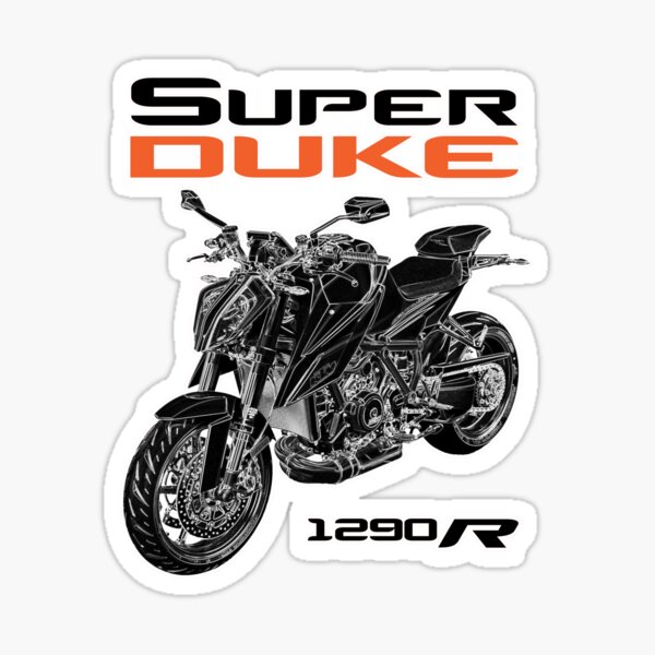 Super Duke 1290 R - Custom design Sticker for Sale by allinall777