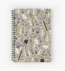 WITCH pattern • in brown butter Spiral Notebook