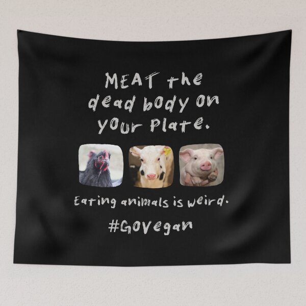 Item preview, MEAT the dead body on your plate designed and sold by quinnhopp.
