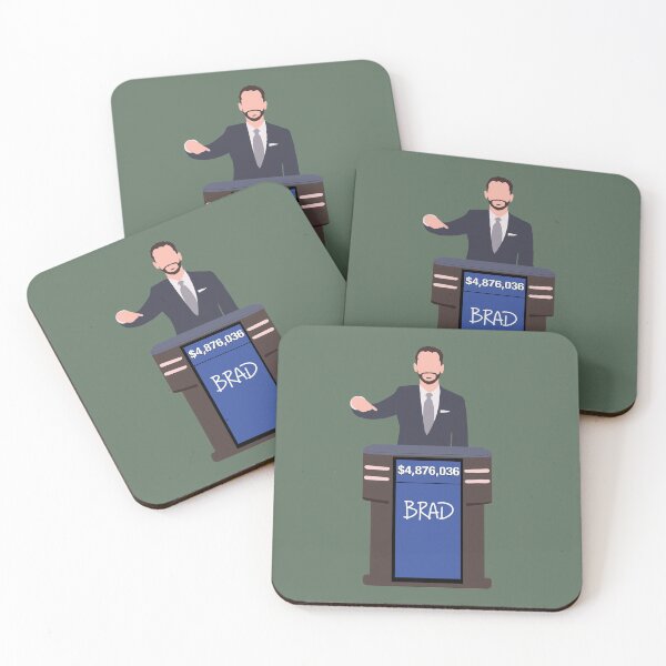 Item preview, Heroes of Quiz Shows: Brad Rutter At the Podium (Jeopardy GOAT) Shirt | Sticker | & More designed and sold by countercolour.