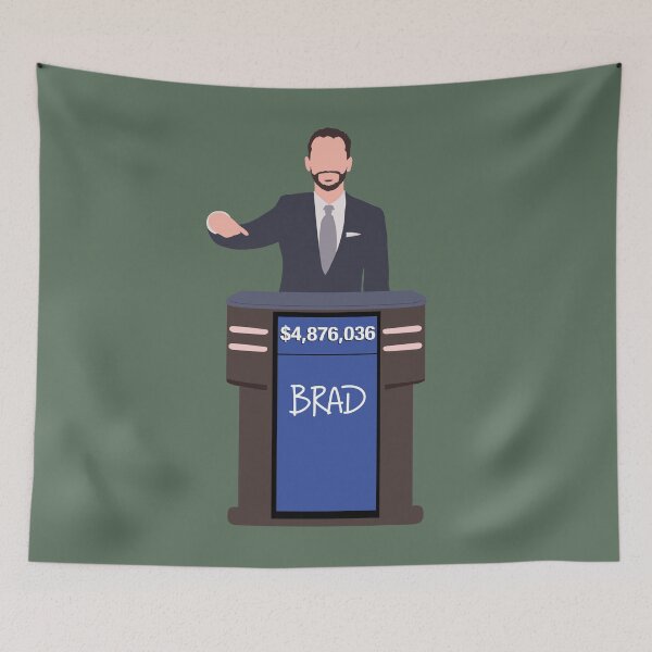 Item preview, Heroes of Quiz Shows: Brad Rutter At the Podium (Jeopardy GOAT) Shirt | Sticker | & More designed and sold by countercolour.