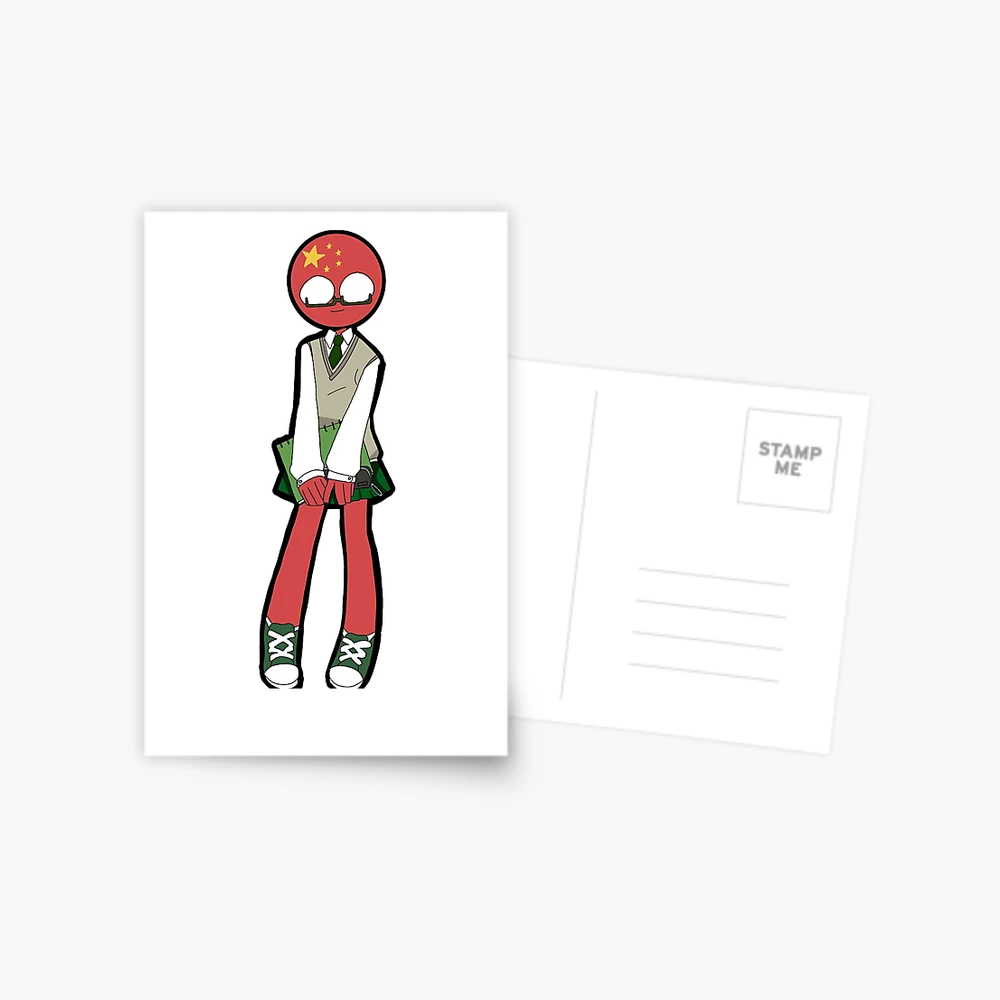 Countryhumans Russia Postcard by splendidshit