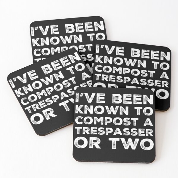 Item preview, Trespassers will be Composted designed and sold by homesteadswag.