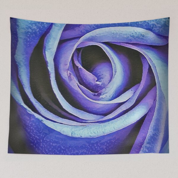 Item preview, Painted Blue Rose Flower designed and sold by Heathermarie321.