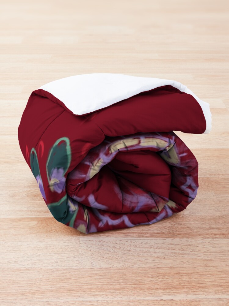 Alternate view of Mollymauk Back of Coat Grunge Style Comforter