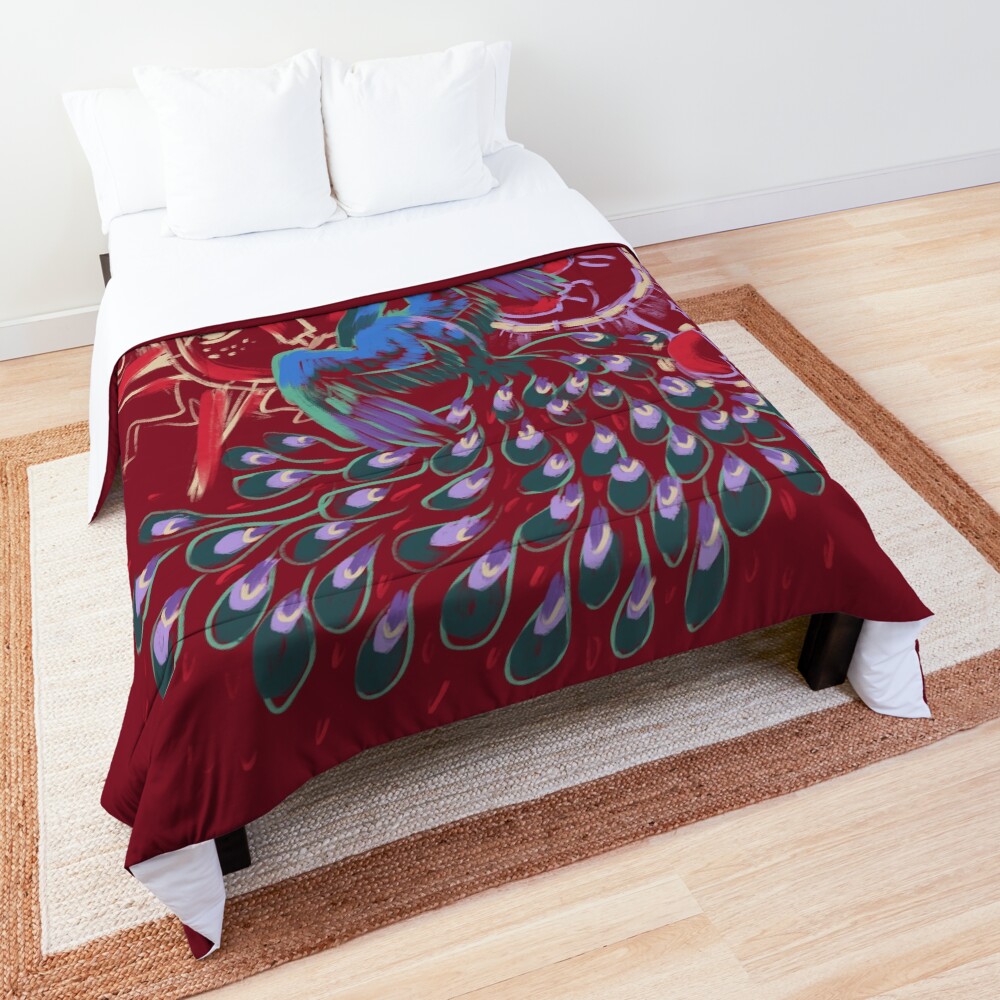 Mollymauk Back of Coat Grunge Style Comforter