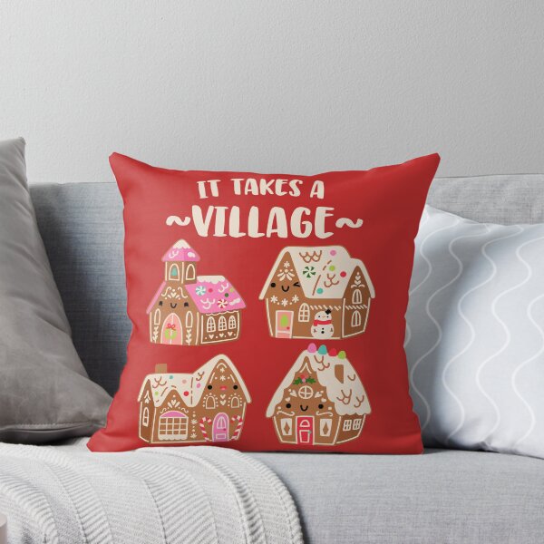 Item preview, It Takes a Village Funny Christmas Gingerbread House designed and sold by kiwi91.
