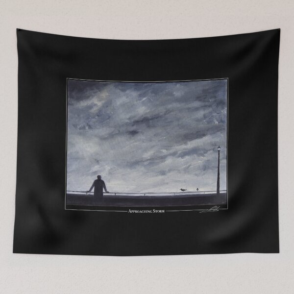 Item preview, Approaching Storm - Skyscape in black & white designed and sold by Robert Link.