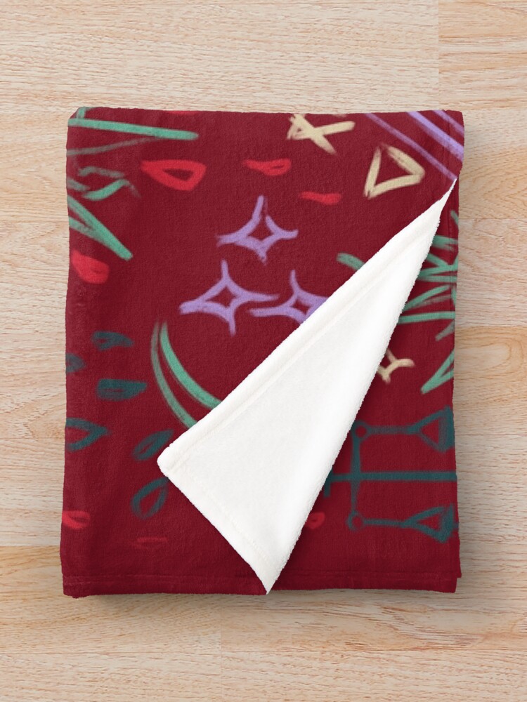 Alternate view of Mollymauk's Coat, Front Panels Throw Blanket
