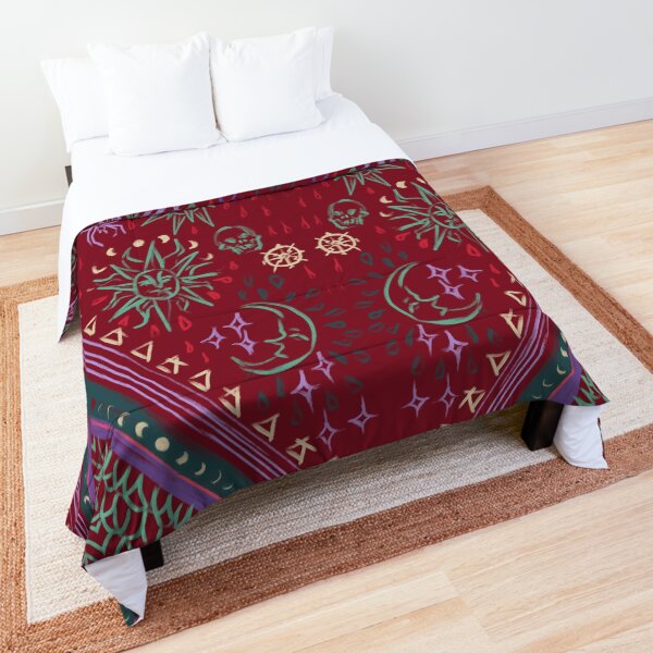 Mollymauk's Coat, Front Panels Comforter