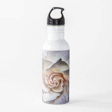 White Gardenia-Painted Water Bottle