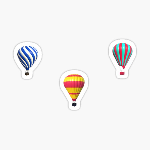 Item preview, Three Hot Air Balloons designed and sold by Elisabeth Lucas.