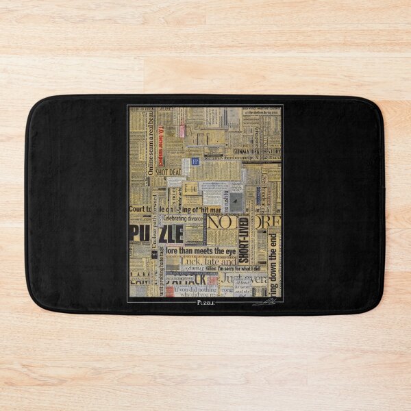 Item preview, Puzzle - a Collage of Newspaper clippings. designed and sold by Robert Link.