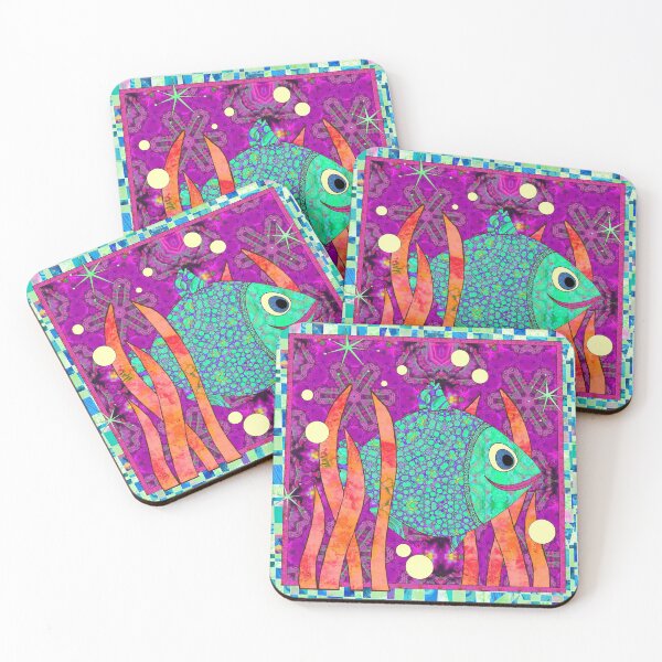 Item preview, Retro Fish Remix designed and sold by MagickMama.