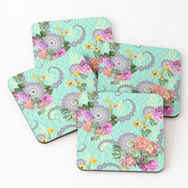 Item preview, Mint Lace Floral Inspirations by Mira Tasich designed and sold by Mira Tasich.