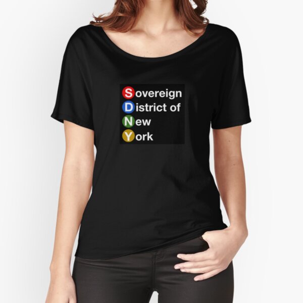 Sovereign District of New York Relaxed Fit T-Shirt