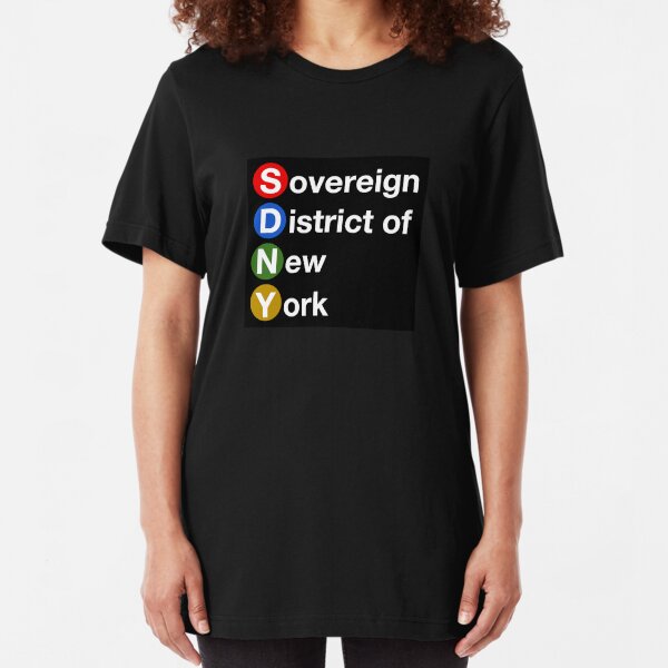Sovereign District of New York Slim Fit T-Shirt