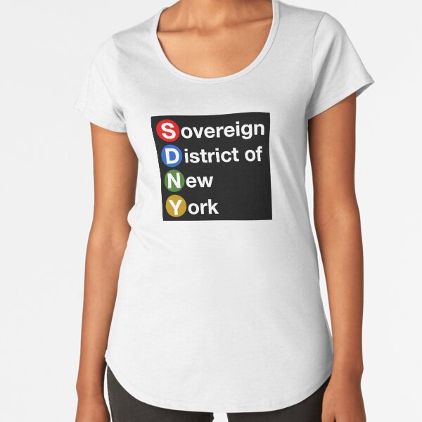 Sovereign District of New York Premium Scoop T-Shirt