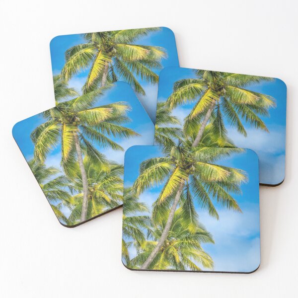 Item preview, Looking up at some beautiful coconut palm trees at Kuto Bay. designed and sold by Danielasphotos.