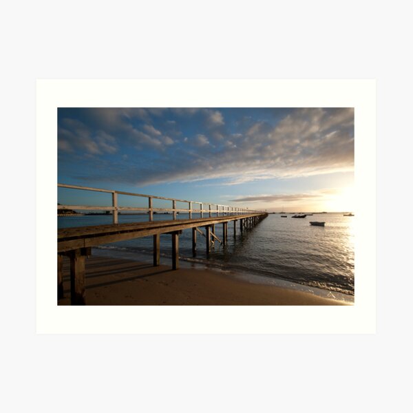 Sorrento Pier Art Print