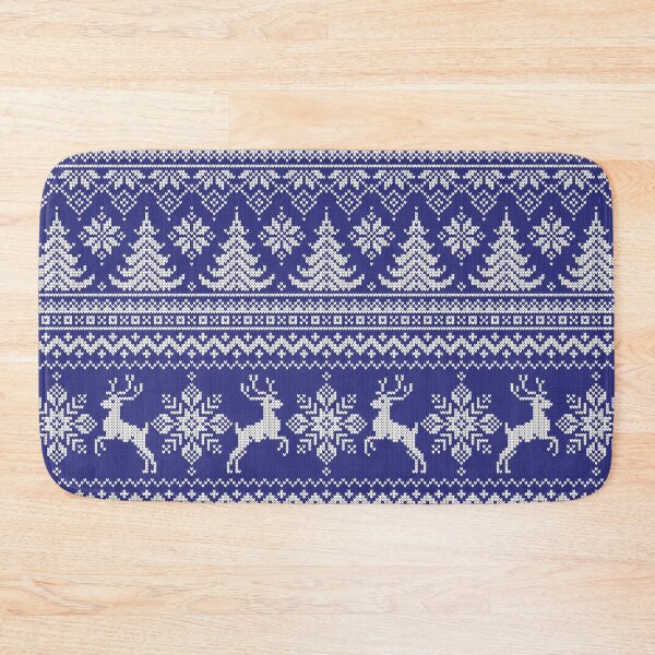 Artikelvorschau, Blue Christmas Knit entworfen und verkauft von Joannie Vermette infographiste.