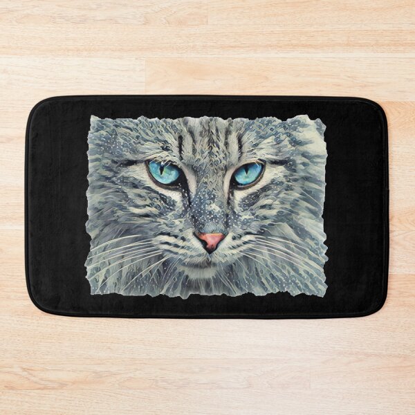 Item preview, Tabby Cat-Blue Eyes designed and sold by Heathermarie321.