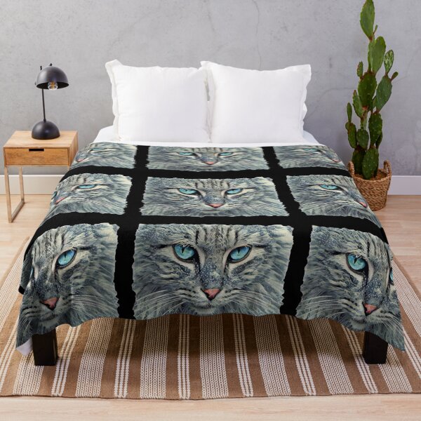 Item preview, Tabby Cat-Blue Eyes designed and sold by Heathermarie321.