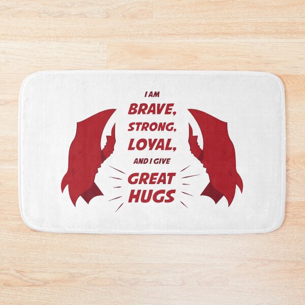 Item preview, Scorpia: I am BRAVE, STRONG, LOYAL, and I give GREAT HUGS - She Ra and the Princesses of Power designed and sold by spaceweevil.