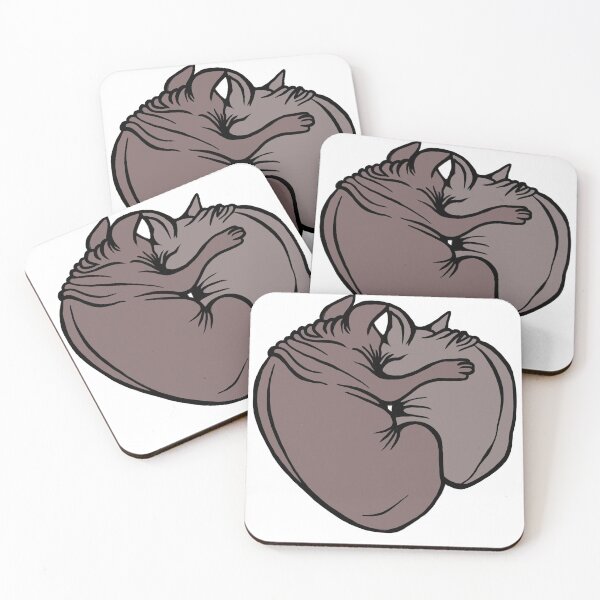 Item preview, Feline Valentine or a Tale of Two Sphynxes  designed and sold by RJKpoyp.