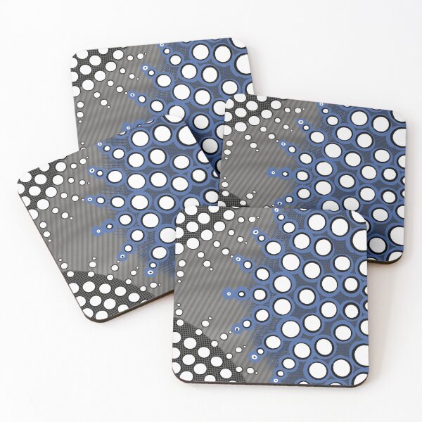 Item preview, White dotted flower burst  designed and sold by artsybarncat.