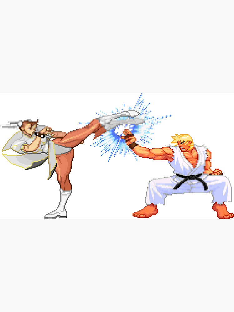 Ryu Fighting Stance SF3 Magnet for Sale by ropified