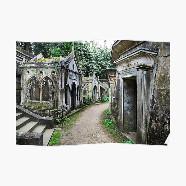 Highgate Cemetry 2 Poster