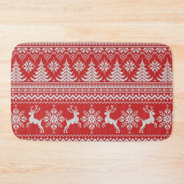 Item preview, Red Christmas Knit designed and sold by Joannie Vermette infographiste.