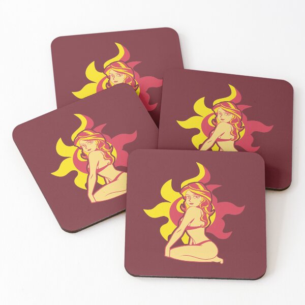 Item preview, Sunset Shimmer Cutie Mark Pinup  designed and sold by samohtlion.